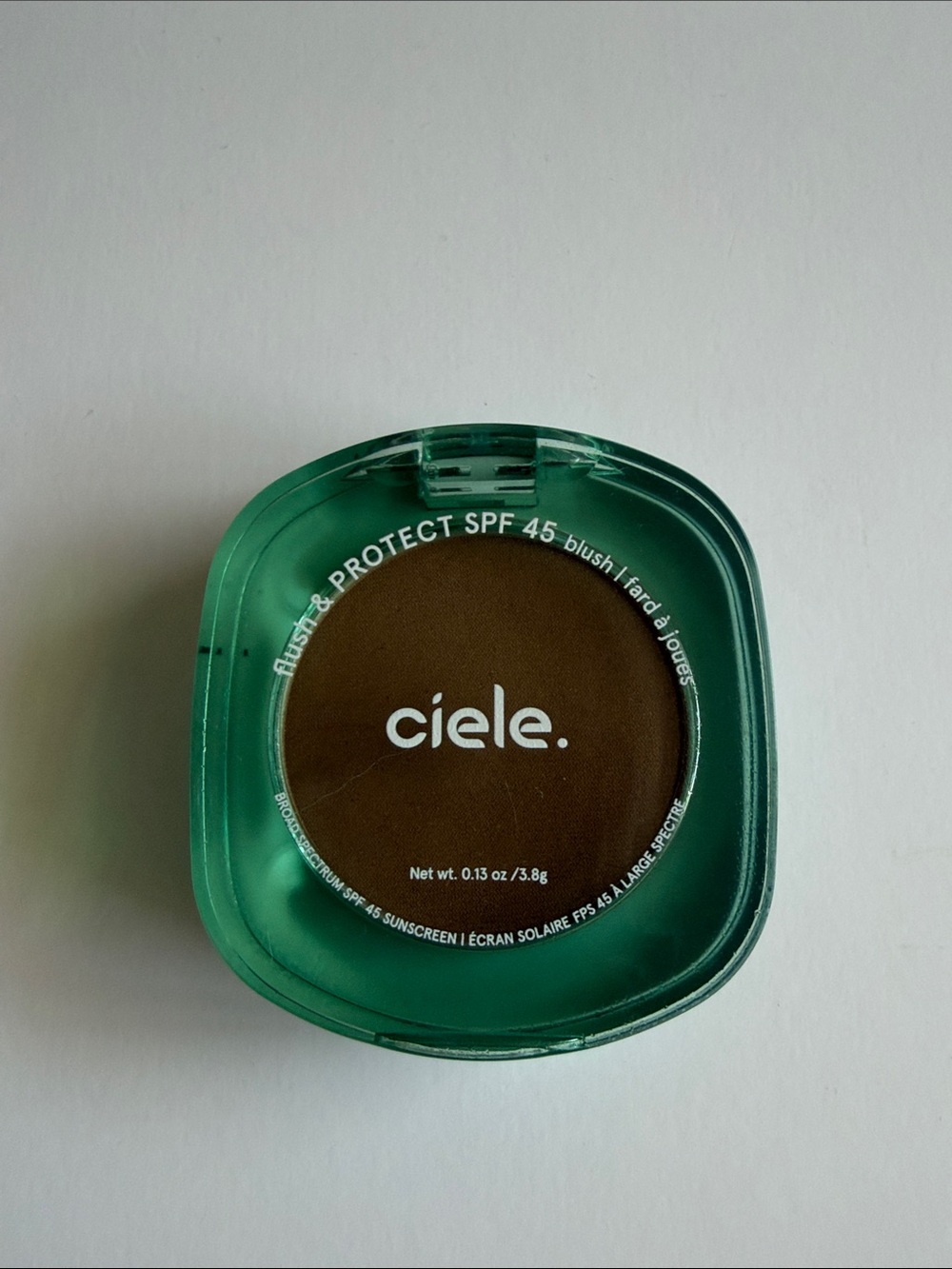 Ciele Tinted flush and protect Blush SPF 45 - swatched once